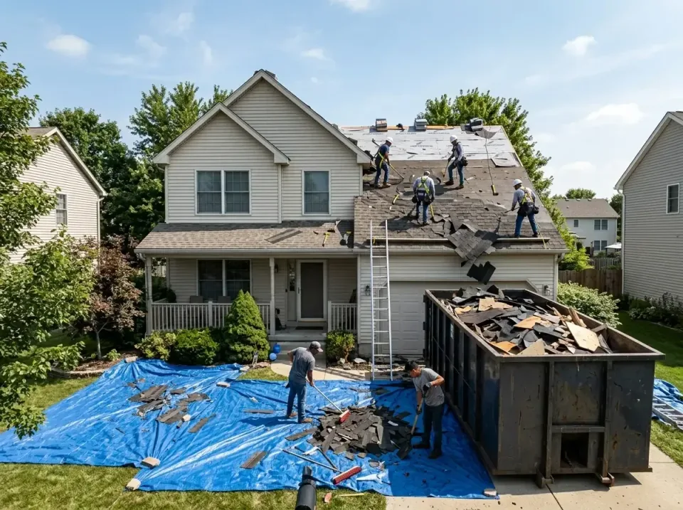 roof-replacement-debris-remova-004 — frequently asked questions, Cheapest Dumpster Rentals in Channelview, TX